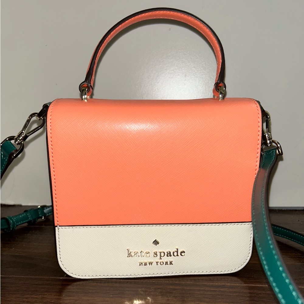 Kate Spade, Staci Colorblock Square
Saffiano Crossbody Bag